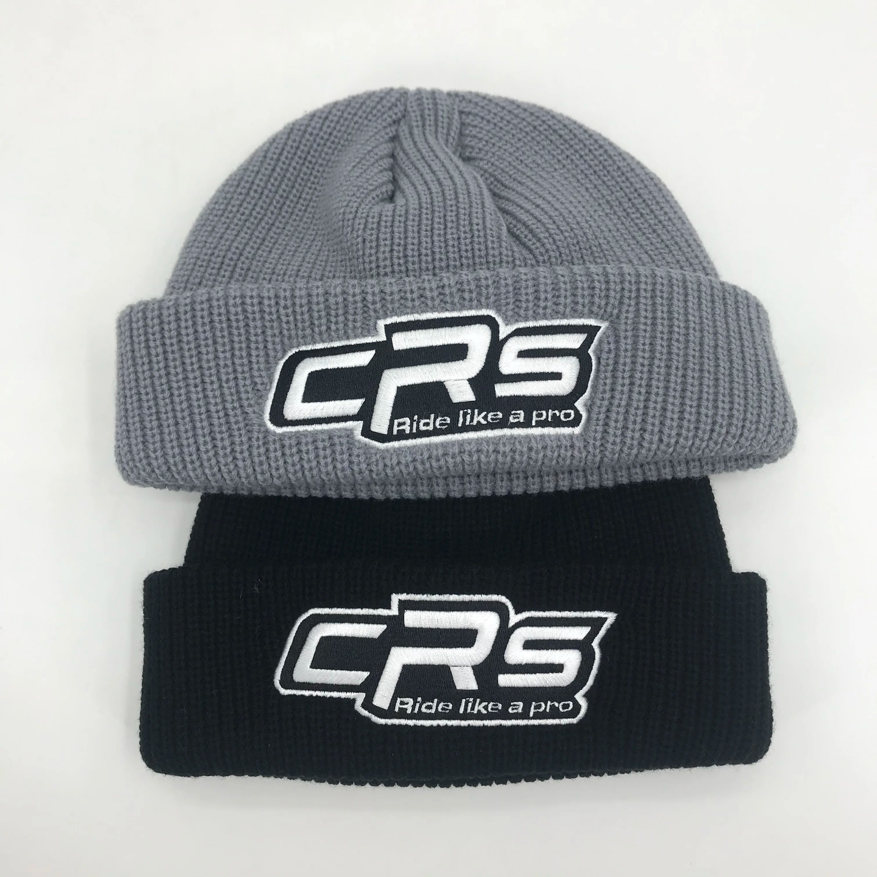 Factory Wholesale Fashion Y2K Cuffed Knit Custom Design Embroidered Logo Women Mens Winter Unisex Beanie Hat