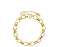 Fashion 18k Gold Vermeil Stainless Steel Jewelry Thick Chunky Chain Bracelets for Women