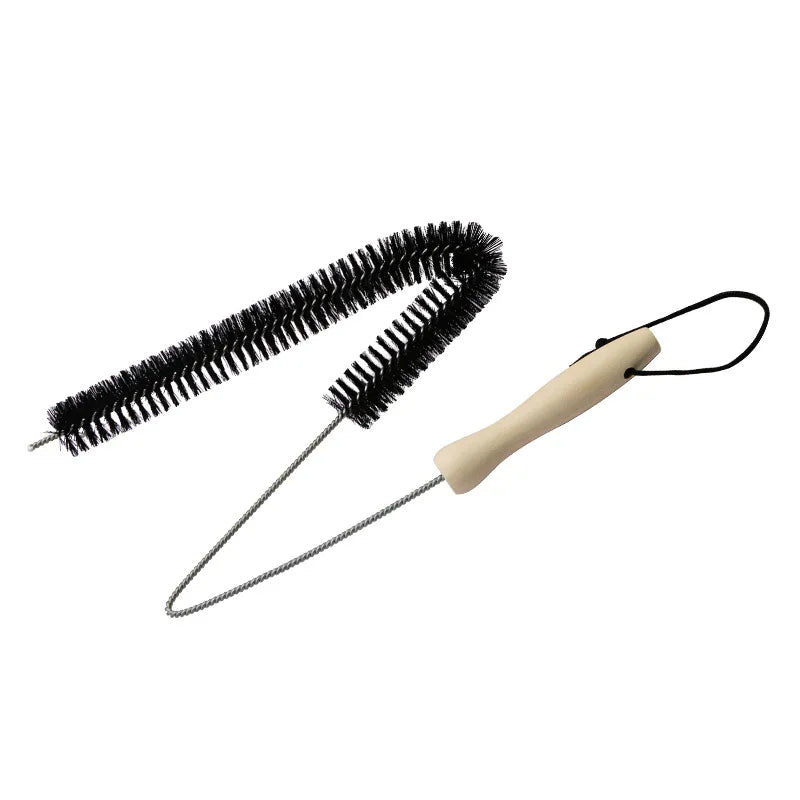 Household Long Handle Pipe Cleaning Brush Dryer Lint Brush Vent Trap Cleaner Refrigerator Coil Brush