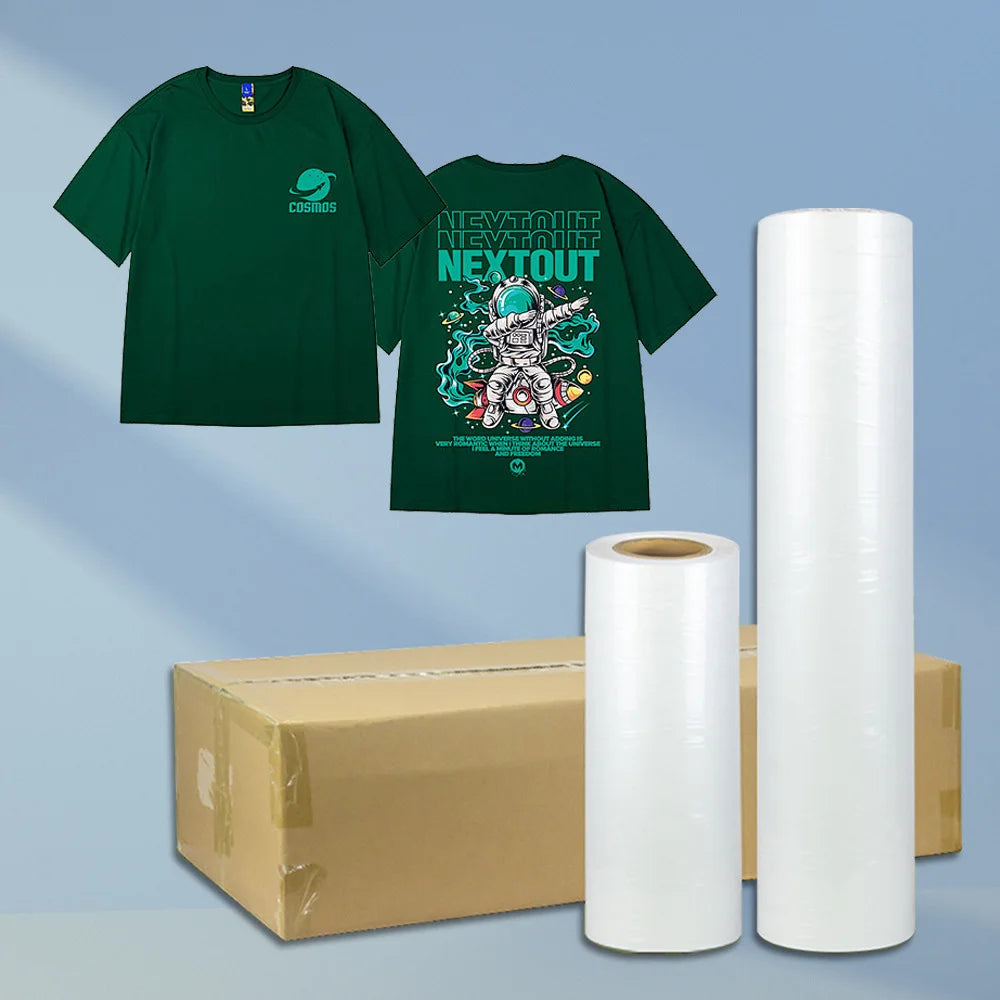 PO-TRY Garment Printed Dtf Heat Transfer Design logo High Quality Heat Transfer Stickers Custom Heat Transfer on T-shirts