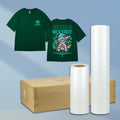 PO-TRY PET Film Washable Transparent High Quality Heat Transfer Stickers Custom Printed T-shirts MegaBDM