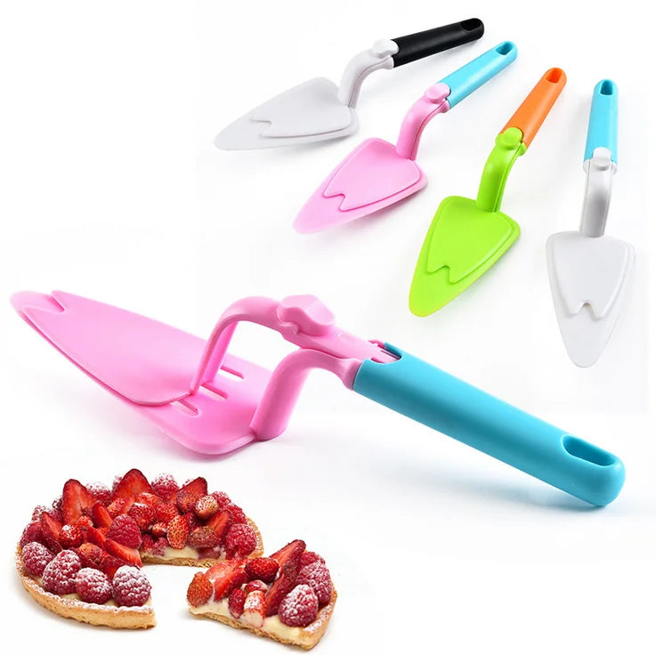 New Design High Quality 2 in 1 Plastic Cake Turner Scoop Sever Slicer Bakeware