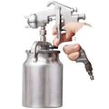 PG-01 1000ml Cup and Aluminium Alloy & Plastic Body Customizable OEM Air Spray Gun Gravity Feed for Painting Industry