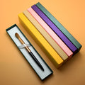 Professional Manufacturer Private Customize 100% Kolinsky Acrylic Nail Brush Black Luxury Magnetic Gift Box Packaging