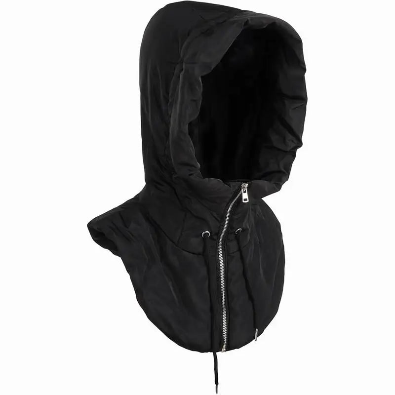 Warm Hooded Scarf Hat Skull Cap Beanie Hat Collar Hat Neck Scarf for Women