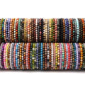 Free Organza Pouch 2021 New Fashion Hot Selling Various Plain Stone Beads Handmade Bracelet 6MM Gemstone Elastic Bracelet