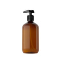 Low MOQ PET Empty Green Lotion Bottle Container Plastic Bottles 500ml for Skincare Lotion Plastic Pump Bottle