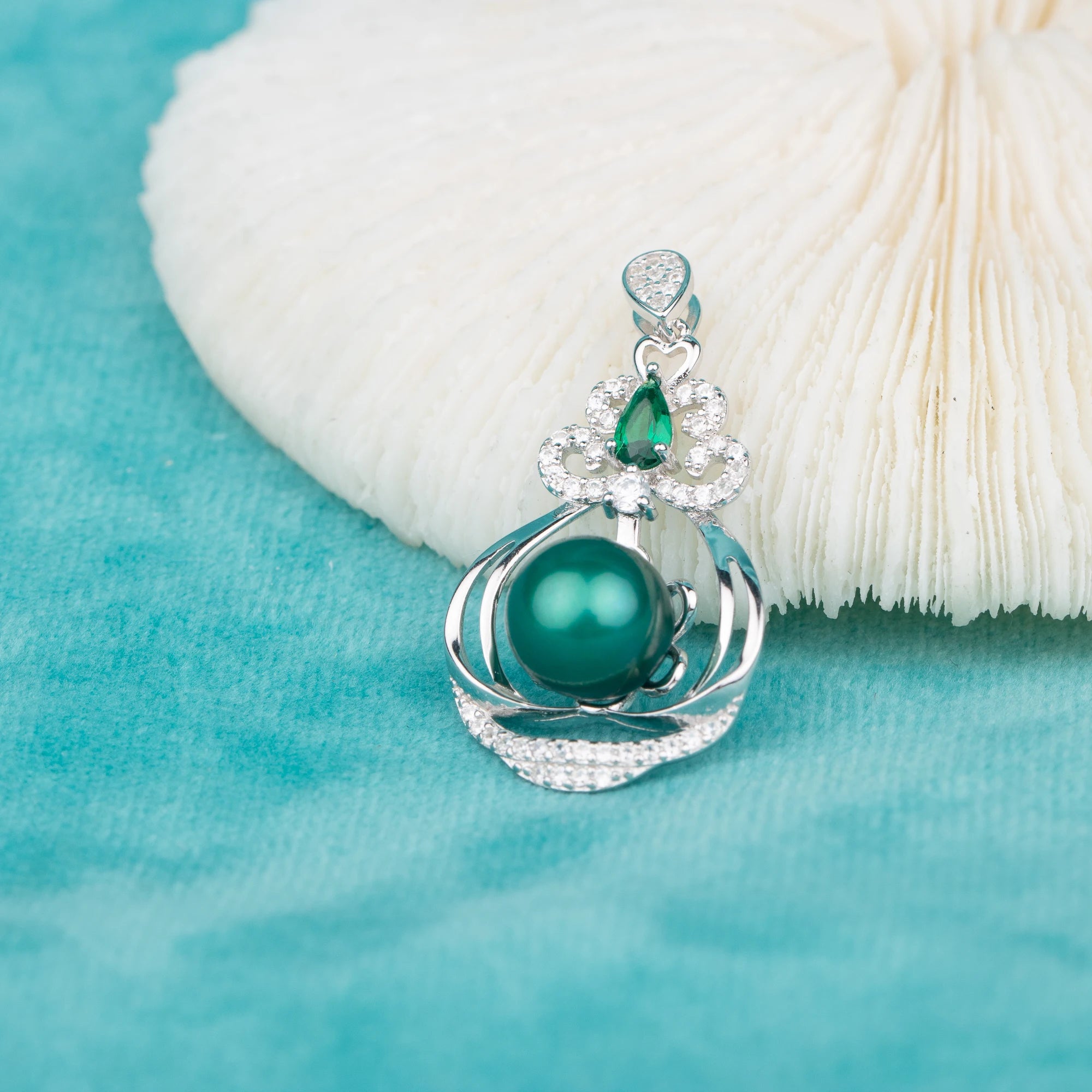 P060688 DIY 7-13mm Natural Freshwater Pearl Pendant Accessory 925 Sterling Silver Engagement Jewelry Necklace for Women
