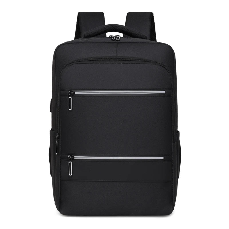 Custom Logo School Laptop Backpack for Men Waterproof Nylon Zipper USB Anti-Theft Features 20-39L Capacity Fashion Travel Design