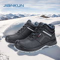 JIANKUN Zapatos De Seguridad Flying Knitting Upper Breathable Anti-Smash Puncture Proof Safety Shoe
