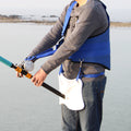 Fishing Waist Belt Boat Fishing Fighting Belt Stand-up Back Shoulder Support Pole Holder Belt