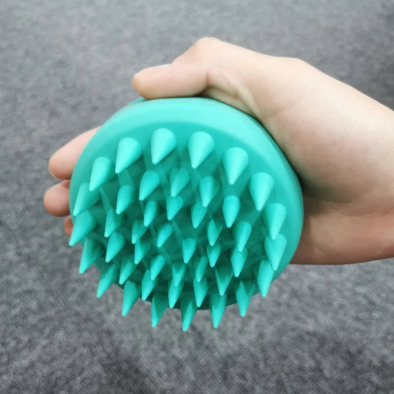 Scalp Massage Brush for All Hair Types Food-grade Silicone Shower Brush Dandruff Scrubber Shampoo Brush