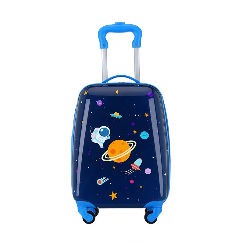 Factory Price 18inch Cute Kids Children Animal Cartoon Travel Suitcase Hardside Luggage with Spinner Wheels