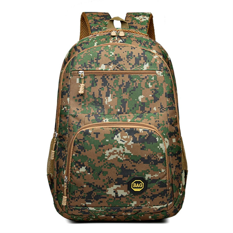 Good Size Korea High Dark Blue Colour Tactical School Bag Lightweight Backpack