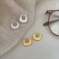 U Shaped Chunky Hoop Earrings 925 Sterling Silver Hypoallergenic Chunky Hoop Earrings for Women