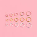 100pcs/wholesale Factory Price 4-10mm Gold Plated 925 Sterling Sliver Open Jump Ring Closed Ring of Jewelry Make Accessories