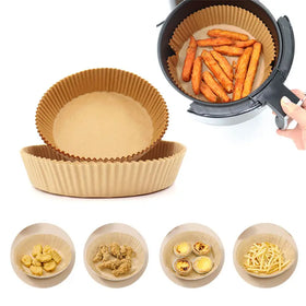 Disposable Non-Stick Parchment Paper Air Fryer Liners Heat Resistant for Baking & Pastry Tools