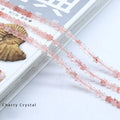 DIY Factory direct sale Cherry Quartz five-point star shape beads DIY loose beads for Jewelry Making