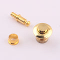 12mm Wooden Jewelry Box Brass Lock Cigar Box Metal Push Button Lock