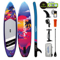 Skatinger Digital Printed Inflatable Stand Paddle Board with Hot Welding Seam SUP Surfboard with Pump Bag Fin Accessory