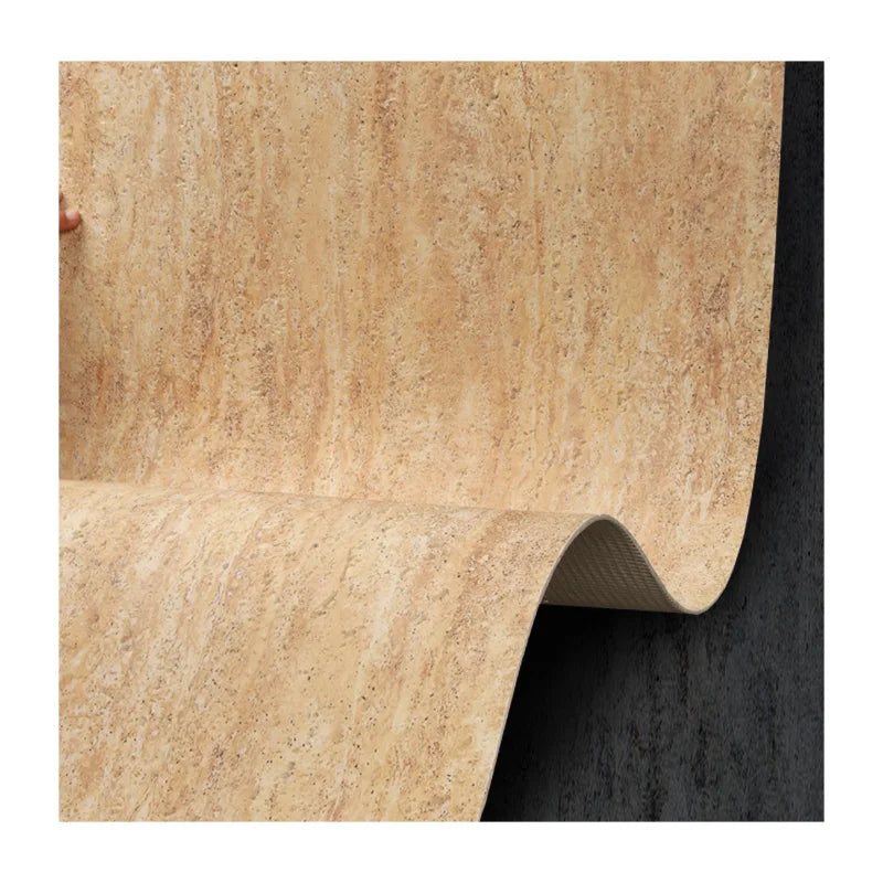 Modern Exterior Tile Composite Faux Soft Wall Cladding Veneer Artificial mcm Travertine Flexible Stone for Villa Hotel Office