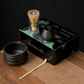 Custom Logo Japanese Perfect Tea Ceremony Matcha Kit Bowl Spout Whisk Holder Spoon Matcha Whisk Set