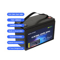 EU Stock Deep Cycle Lithium Ion LiFePO4 Battery Pack 12V 100Ah 200Ah 300Ah for solar system RV electric boat trolling motor