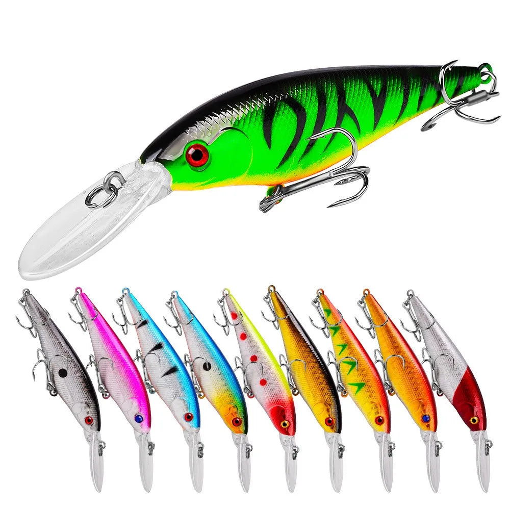 Wholesale Minnow Lure 3D Lifelike Eyes Minnow Fishing Lure Hard Crankbait Casting Sinking Wobblers Swimbait Fishing Tackle