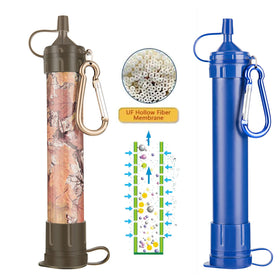 Portable Water Filter Straw Filter up to 1000 Gallons (4500 Liters) for Outdoor Camping Hiking Emergency Survival