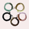 Customizable Popular Braided Festival Hair Band Set Boho Elastic Colorful Hair Tie Friendship Hair Accessories