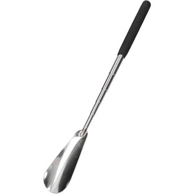 Extendable Shoe Horn Metal Stainless Steel Shoehorn Telescopic Shoe Horn with logo