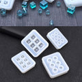 Silicone Mold for Jewelry 12mm 16mm Round Beads with Hole 6 Compartment Eco-Friendly Epoxy Resin Handmade Craft Opp Bag
