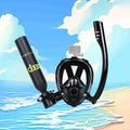 Factory Direct Sell Low Price 2024 Mini Tank 0.5L Scuba Tank  Fashion Hand Pump Lightweight Full Face Mask
