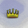 Wholesale Competitive Price Gold Appearance Crown Lapel Enamel Pins