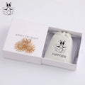 PUPPYSEW Grey Microfiber Jewelry Pouches  Jewelry Drawstring Bags Personalized Jewelry Packaging  Bag With Logo