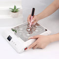 GRS 100% Recycle Custom Private Label Nail Dust Collector With Nail Drill UV LED Lamp Dryer Wholesale Nail Equipment