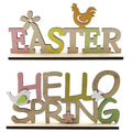 Wholesale Easter Wooden Letters Creative Wooden Sign Plaques for Home and Office Decor for Table Decorations Dropshippinging