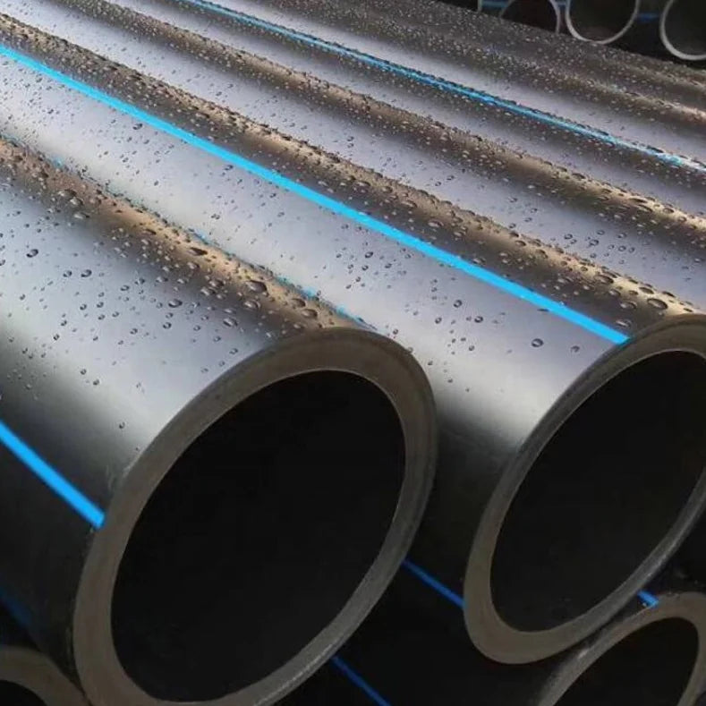 High Quality Poly Pe100 200mm Hdpe Pipe 355mm 110mm 250mm 40mm 75mm 63mm Polyethylene Drainag Hydroponic Pipe Manufacturer