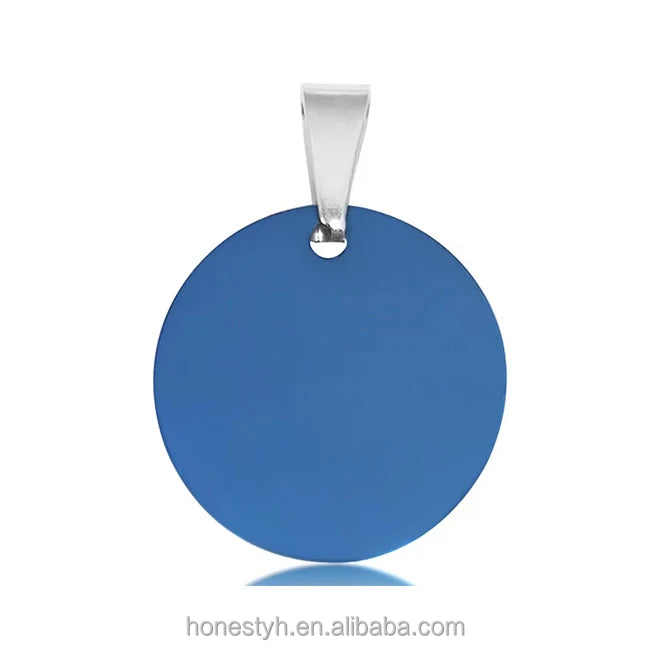 Custom Wholesale Plated Metal Dog Tag Medal Necklace with Customizable Design for Pet ID Tags
