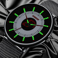 Minimalist Mens Fashion Black Classic Watches Luxury Men Business Casual Quartz Watch Mesh Belt Luminous Clock Relogio Masculino