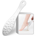 New Portable Stainless Steel Double-Sided Long Handle Pedicure Foot File Reusable Callus Dead Skin Rasp Remover Professional