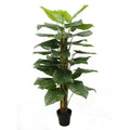 150cm 5FT Tall High Quality Cheap Fake Green Plant Artificial Potted Taro Plant Colocasia Esculenta for Indoor and Outdoor Decor