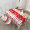 Hot Selling Waterproof Cheap Polyester Anti-Oil Christmas Printing Tablecloth