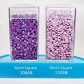 Wholesale High End RESIN Square Diamond Painting AB Drills DMC 5D Diamond Painting Resin Material AB Beads No Holes on Bottom