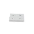 ROHS Clear Anodized 4 Hole Inside Corner Bracket Joining Plate for  3030&3030  T Slot Extruded Aluminium Profile#6052