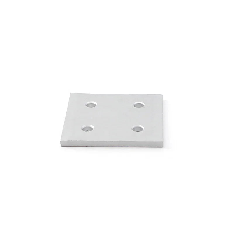 ROHS Clear Anodized 4 Hole Inside Corner Bracket Joining Plate for  3030&3030  T Slot Extruded Aluminium Profile#6052