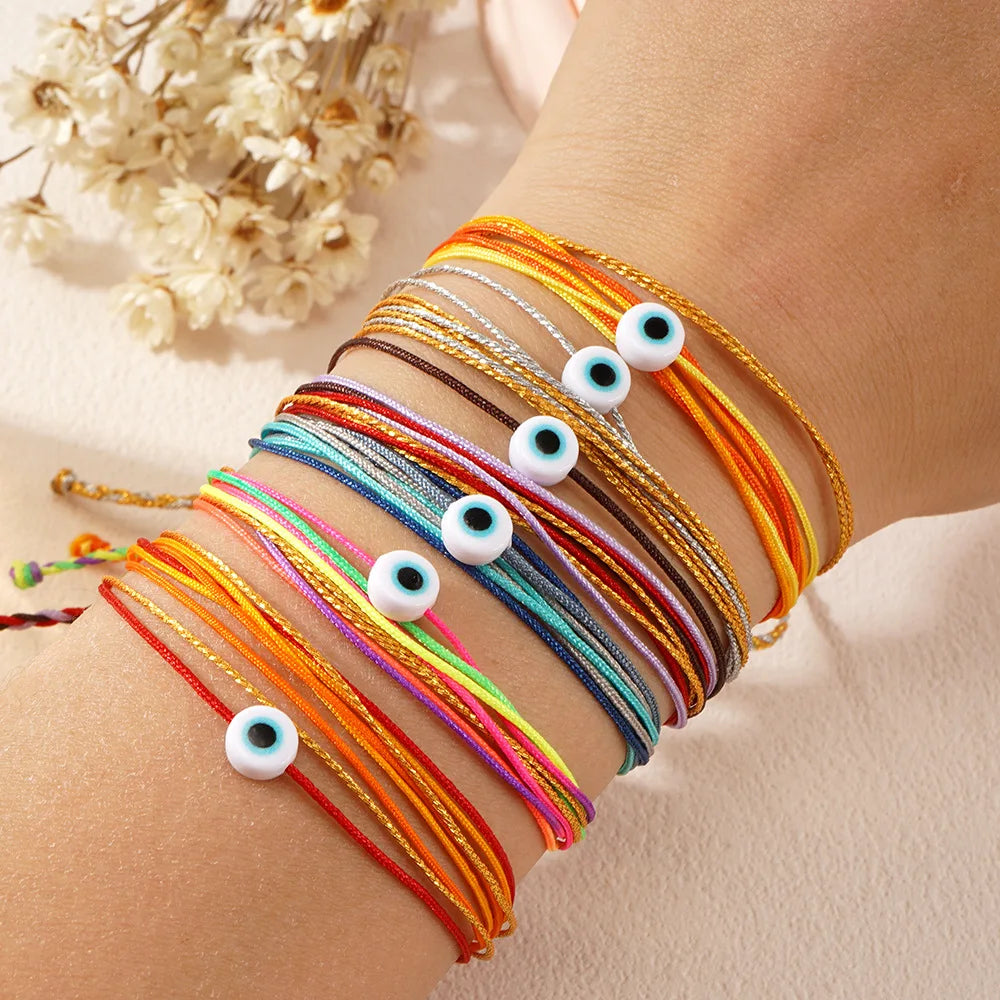 GO2BOHO Handmade Bohemian Woven Bracelet Pearl Summer Casual Ball-Shaped Wrap Bracelet Trendy Couples Gift Expansive Accessory