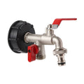 IBC Tank S60X6 1/2" Garden Faucet Replacement Connector Fitting Valve Water Tank Hose Tap Adapter