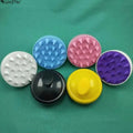 Wanmei Solid Silicone Hair Scalp Brush Detangling Head Hair Scalp Care Massage Shampoo Brush Headband Prevent Hair Loss