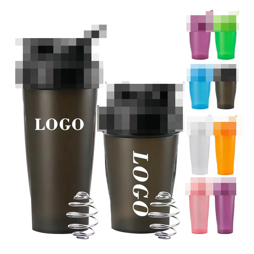 Wholesale Custom Logo 400Ml 600Ml Fitness Bpa Free Plastic Gym Protein Shaker Bottle Sports Water Bottle